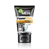 Garnier Men Power White Anti-Pollution Double Action Face Wash 100g saffronskins